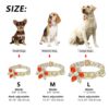 Personalized Dog Collar Printed Customized Pet Collar For Small Medium Large Dogs Free Engraved Collars Floral Dog Accessories - Image 6