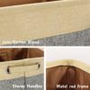 Personalized Pet Dog Toy Storage Basket Dog Canvas Bag Foldable Pet Toys Linen Storage Box Bins Dog Accessories Pet Supplies - Image 3