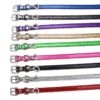 Pet Dog Cat Collar Bling Love Heart Crystal Pendants Necklace Safety Soft Leather Kitten Puppy Neck Strap Animal Accessories - Image 4