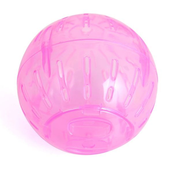 Plastic Pet Rodent Mice Jogging Ball Hamster Gerbil Rat Exercise Portable Funny Solid Hamster Running Balls Play Toys Accessory - Image 2