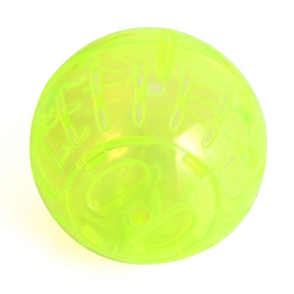 Plastic Pet Rodent Mice Jogging Ball Hamster Gerbil Rat Exercise Portable Funny Solid Hamster Running Balls Play Toys Accessory - Image 3