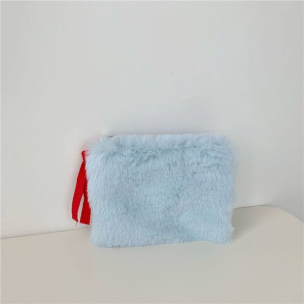 Plush Coin Purse Winter New Women Small Square Wallet Solid Color Cute Pouch Zero Zipper Card Purse Korean Girls Mini Wallets - Image 5