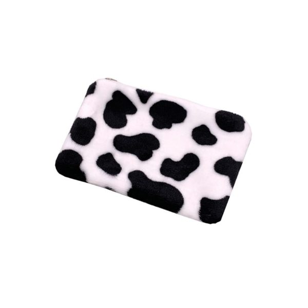 Plush Coin Purse Winter New Women Small Square Wallet Solid Color Cute Pouch Zero Zipper Card Purse Korean Girls Mini Wallets - Image 6