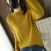 Pullover women 2021 new style pure cotton sweater turtleneck knitwear casual solid color ladies tops Slim long sleeves - Image 3