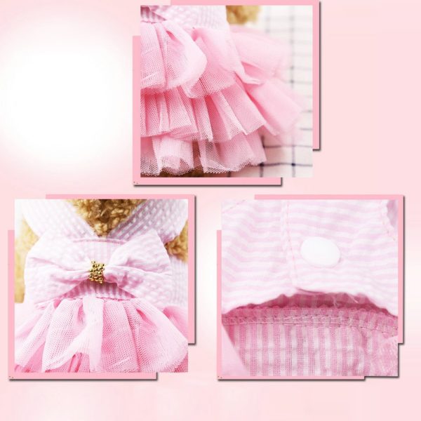 Puppy Pet Dogs Clothes Summer Dog Costume Sling Sweetly Princess Dress Teddy Party Birthday Decor Bow Knot Dress For Small Dog - Image 6