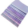 QIBU 22*30cm Purple Faux Leather Fabric Chunky Glitter Soft Cotton Smooth PU Leather A4 size DIY Bow Bags Material Vinyl Fabric - Image 2