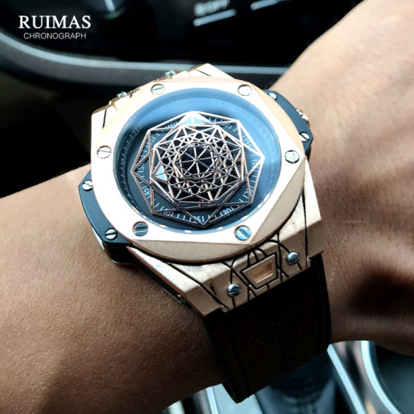 RUIMAS Luxury Top Brand Quartz Watches Men Leather Strap Military Sports Wristwatch Man Waterproof Watch Relogios Masculino 533G - Image 2