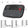 Rii i4 Mini Bluetooth Keyboard 2.4GHz Dual Modes Handheld Fingerboard Backlit Mouse Touchpad Remote Control for Windows Android - Image 2