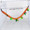Ropeway Nest Forest Hamster Hammock Soft Toys Leaf Tunnel Toy House Warm Cage Pet Stump Small Pet Toy - Image 5