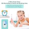 SEAGO Children Electric Sonic Toothbrush for 3-12 Ages Kids LED Toothbrush Smart Timer Soft Bristle 3 Replacement Brush Heads - Image 3