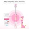 SEAGO Children Electric Sonic Toothbrush for 3-12 Ages Kids LED Toothbrush Smart Timer Soft Bristle 3 Replacement Brush Heads - Image 5
