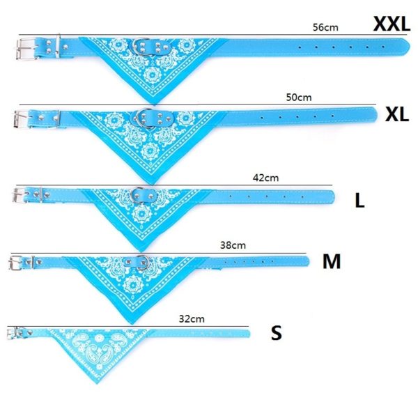 SUPREPET Cute Adjustable Small Dog Collars Puppy Pet Slobber Towel Outdoor Cat Collar Print Scarf Design Dog Collar Neckerchief - Image 5