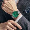 SWISH New Fashion Green Mens Watches Top Brand Luxury Waterproof Sports Chronograph Quartz Watch Men Silver Relogio Masculino - Image 5