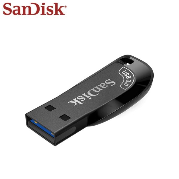 SanDisk USB 3.0 Flash Disk 128GB 64GB 32GB Mini Key Pendrive With Lanyard Black Flash Drive Memory Stick For Computer - Image 2