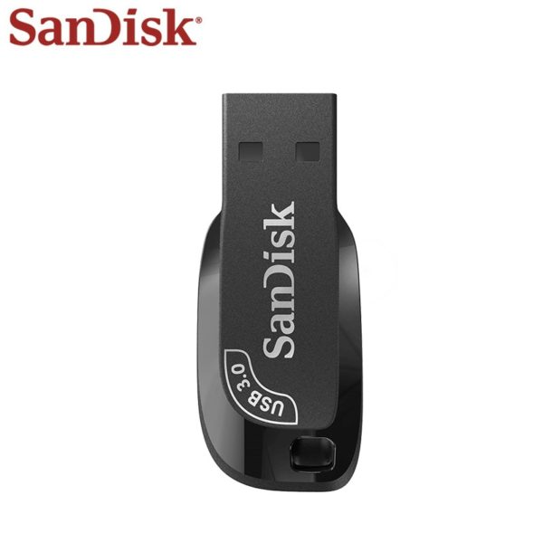 SanDisk USB 3.0 Flash Disk 128GB 64GB 32GB Mini Key Pendrive With Lanyard Black Flash Drive Memory Stick For Computer - Image 5