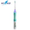 Seago Children's Electric Toothbrush LED Light Smart Reminder Replacement Nozzles Battery Supply Sonic Toothbrush for 3 Years - Image 3