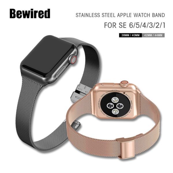 Slim Watch Band for Apple Watch SE 6/5/4 40MM 44MM Metal Bracelet Loop Strap for iWatch Series 3/2/1 38MM 40MM Wrist Watchband - Image 3