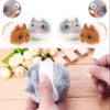 Snailhouse Cute Cat Toys Plush Fur Toy Shake Movement Mouse Pet Kitten Funny Rat Safety Plush Little Mouse Interactive Toy Gift - Image 2
