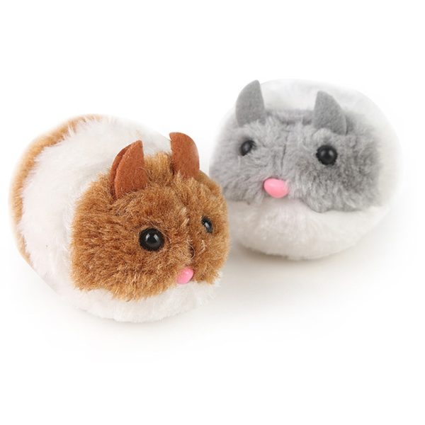 Snailhouse Cute Cat Toys Plush Fur Toy Shake Movement Mouse Pet Kitten Funny Rat Safety Plush Little Mouse Interactive Toy Gift - Image 6