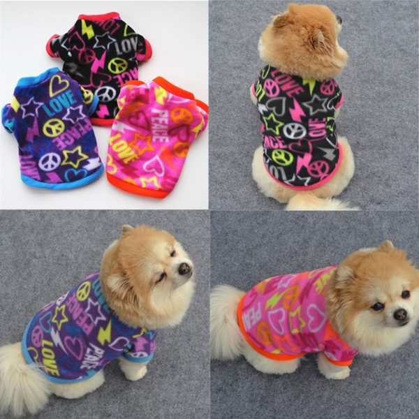 Soft Puppy Clothes Short Sleeve Comfortable Cozy T-shirt Pets Sweater Neck Cute Small Dog Durable Autumn Winter Warm Costume - Image 3