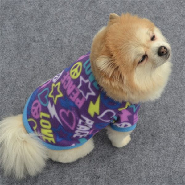 Soft Puppy Clothes Short Sleeve Comfortable Cozy T-shirt Pets Sweater Neck Cute Small Dog Durable Autumn Winter Warm Costume - Image 5