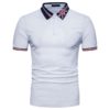 Solid Cotton Slim fit Embroidered Logo On Neckline Oversize Customized Casual Men's Polo T Shirt