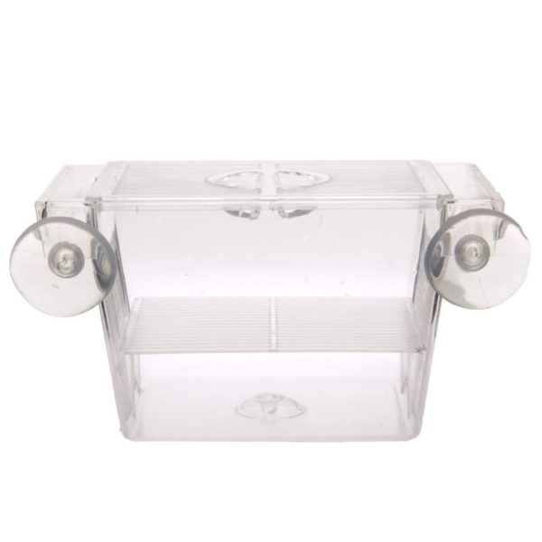 Transparent Acrylic Fish Tank Breeding Isolation Box Aquarium Hatchery Incubator Holder - Image 2