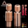 Trianglelab Bi-Metal Heatbreak Bimetal Heat Break For E3D V6 HOTEND Heater Block For Prusa i3 MK3 Break 1.75MM Filament Smooth