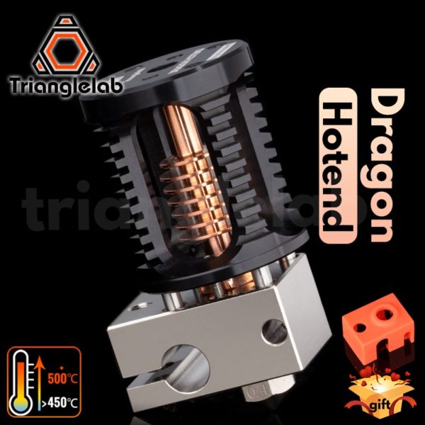 Trianglelab Dragon Hotend V2.0 3D Printer Extrusion for Titan BMG extruder Compatible With V6 Hotend And MQHotend Adapter