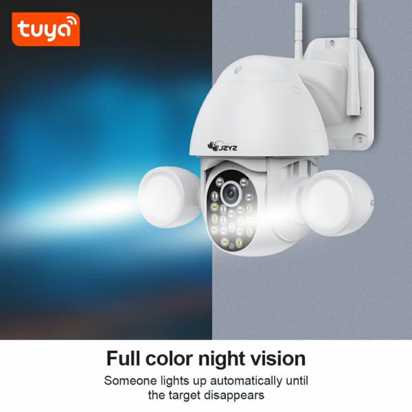 Tuya Smartlife Floodlight Yardlight Security IP Camera 3MP Dual Lighting Two-Way Audio Home Safety Support Google Home and Alexa - Image 3