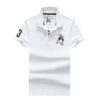 UAICESTAR Brand Cotton Polo Men 2021 New Summer High Quality 3D Embroidery Short Polo Shirt Solid Color Casual Fashion Men Polo - Image 5