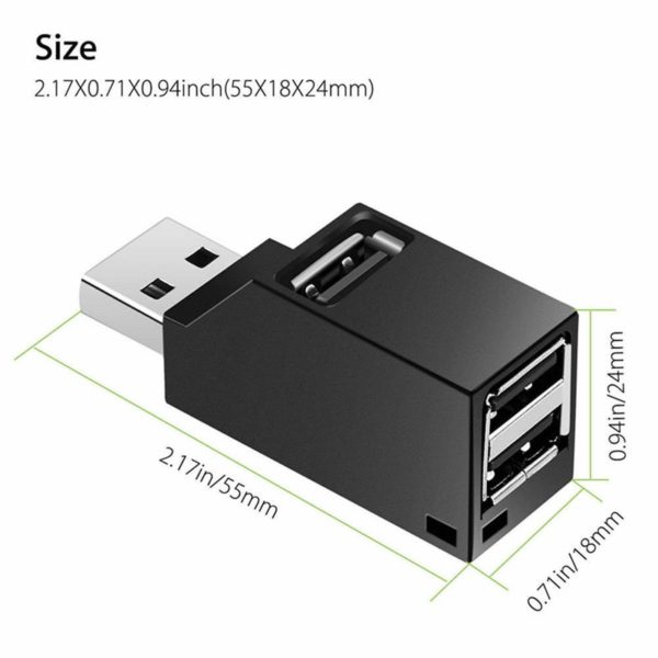 USB 3.0 HUB Adapter Extender Mini Splitter Box 3 Ports for PC Laptop Macbook Mobile Phone High Speed U Disk Reader for Xiaomi - Image 5