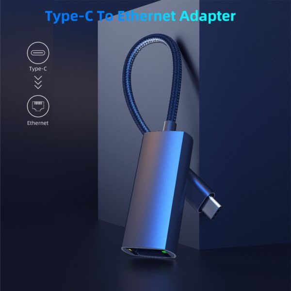 USB C Ethernet USB-C to RJ45 Lan Adapter for MacBook Pro Samsung Galaxy S10/S9/Note20 Type C Network Card USB Ethernet - Image 6