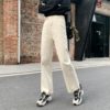 WITHZZ Spring Autumn Wide-leg Jeans Women's High-waist Denim Pants Retro Loose Droop Straight Trousers Jeans - Image 2