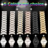 Watch Band 12 14 15 16 17 18 19 20 21mm 22mm 23mm 24mm Stainless Steel Watch Strap Curved End Butterfly Buckle Strap Bracelet - Image 5