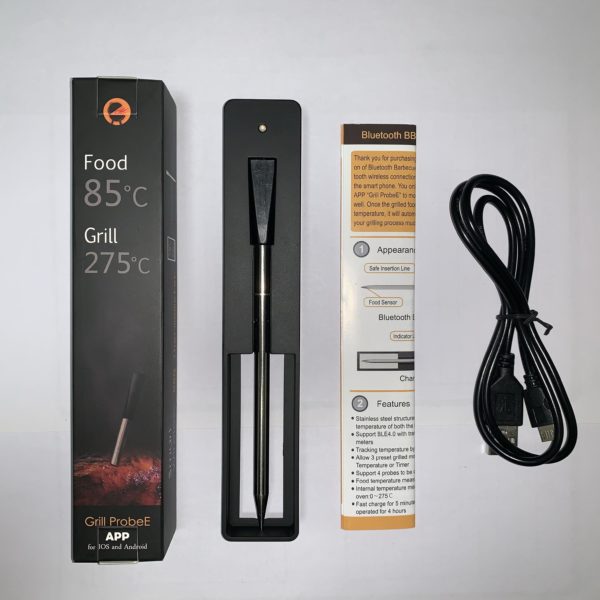 Wireless Meat Food Steak Thermometer for Oven Grill BBQ Smoker Rotisserie Kitchen Smart Digital Bluetooth Barbecue Accessories - Image 6