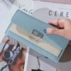 Women PU leather Korean Style Long Wallets Female Coin Purses Clutch Card Wallets Holder Patchwork - Image 4