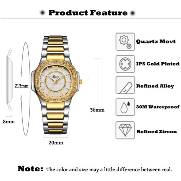 Women Watches Women Fashion Watch 2020 Geneva Designer Ladies Watch Luxury Brand Diamond Quartz Gold Wrist Watch Gifts For Women - Image 2