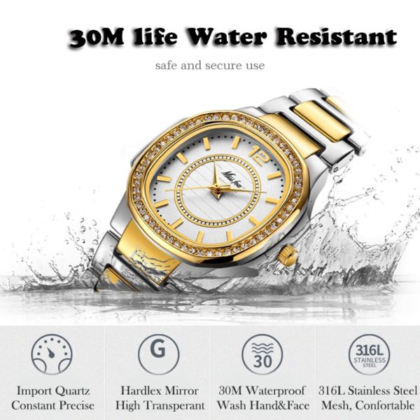 Women Watches Women Fashion Watch 2020 Geneva Designer Ladies Watch Luxury Brand Diamond Quartz Gold Wrist Watch Gifts For Women - Image 4