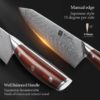 XINZUO 8.5 inches Chef Knife Japanese VG10 Damascus Kitchen Knives Stainless Steel Slicing Meat Cooking Knife Rosewood Handle - Image 4