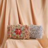 XIYUAN Luxury Gold Sequined Diamond Hollow Out Women Evening Clutch Purses Chain Wedding bag Phone Pocket Party Day Handbags