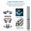 YAJIAO Portable Rechargeable Electric Milk Frother Foam Maker Handheld Foamer High Speeds Drink Mixer Frothing Wand for Coffee - Image 3