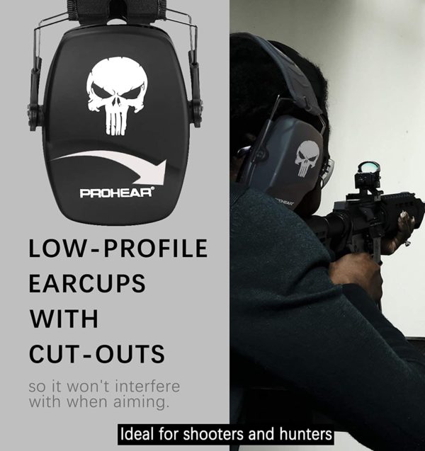 ZOHAN Ear Protection Noise Reduction NRR26db Shooting hearing Earmuffs Skull Cartoon ear muffs noise cancelling for headphones - Image 3