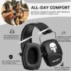 ZOHAN Ear Protection Noise Reduction NRR26db Shooting hearing Earmuffs Skull Cartoon ear muffs noise cancelling for headphones - Image 5