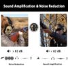 ZOHAN Tactical Electronic Earmuff for Hunting shooting headphones Noise reduction Hearing Protective Ear Protection NRR 22db - Image 2