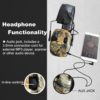 ZOHAN Tactical Electronic Earmuff for Hunting shooting headphones Noise reduction Hearing Protective Ear Protection NRR 22db - Image 4