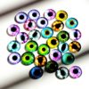 glass eyes cabochons Round 6MM-30MM Round Dome Dragon Eye Dragon Cat Eye Toys DIY Jewelry Accessory MIX Pupil Eye Cameo - Image 3