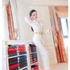 spring and autumn office lady fashion brand female women girls long sleeve white jumpsuits clothing - Image 5