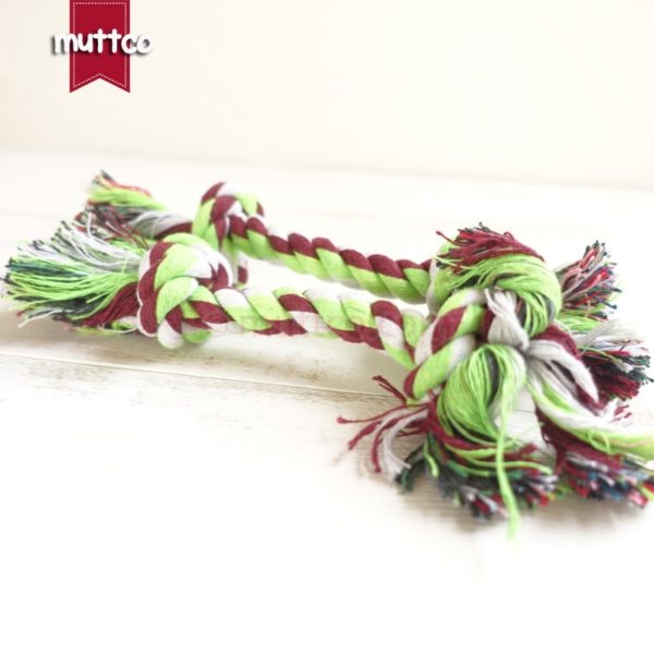 wholesale high quality simple rope double knot dog pet toy cotton rope toy dog rope toy DRT-027