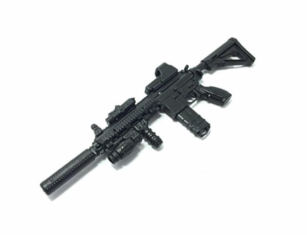 1:6 PUBG M416 HK416 Rifle Assembly Gun Model Assembling Puzzles Building Bricks For Action Figure - Image 6